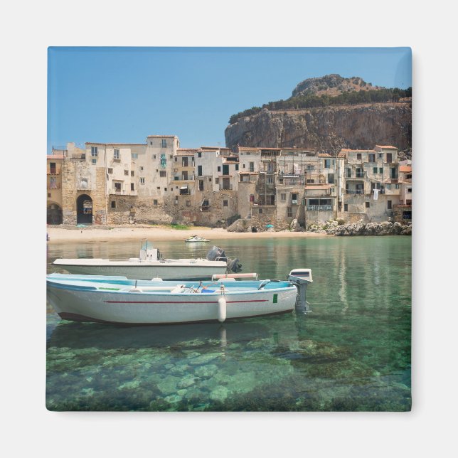 Aimant Ville de Cefalu en Sicile (Devant)