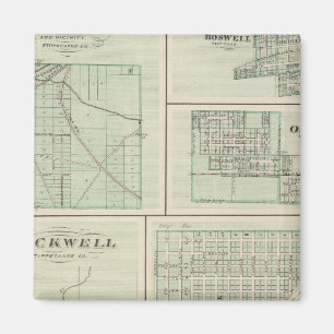 Aimant Ville de Fowler, Benton Co