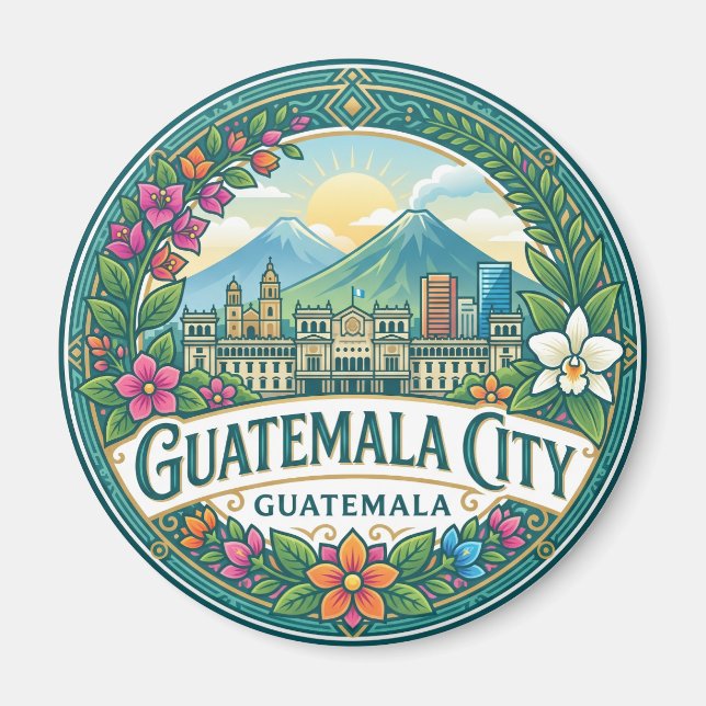 Aimant Ville de Guatemala Guatemala (Devant)