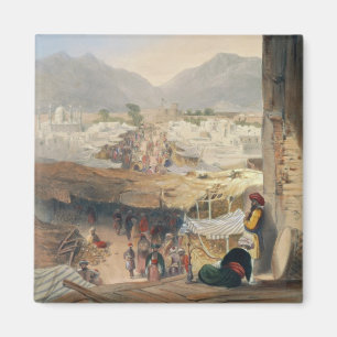 Aimant Ville de Kandahar, de son bazar principal et de