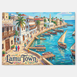 Aimant Ville de Lamu Kenya