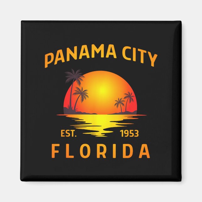 Aimant ville de panama floride plage coucher de soleil vi (Devant)