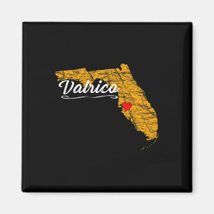 Aimant Ville de Valrico Floride Souvenir de vacances Merc