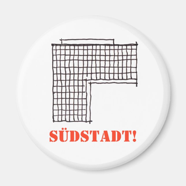 Aimant Ville du Sud de Cologne : Grue ! (Devant)