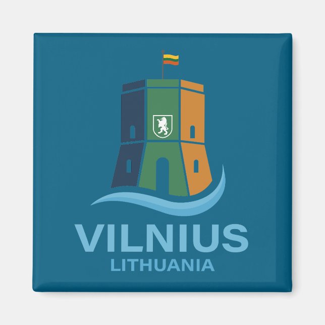 Aimant Vilnius Lituanie (Devant)