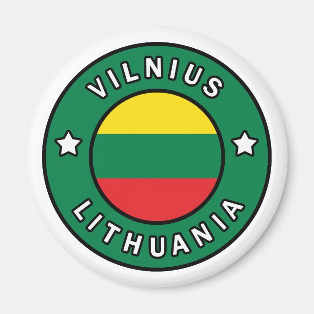 Aimant Vilnius Lituanie (Devant)