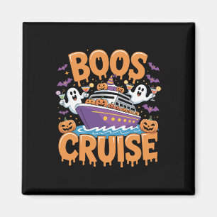 Aimant Vin de fête d'Halloween Bière Boos Cruise