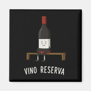 Aimant Vin Reserva Drôle Banc de Réserve de Football Vin