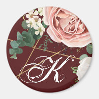 Vin Rose Géométrique de jardin magnétique personna