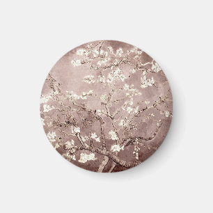 Aimant Vincent Van Gogh Almond Blossoms Taupe Beige