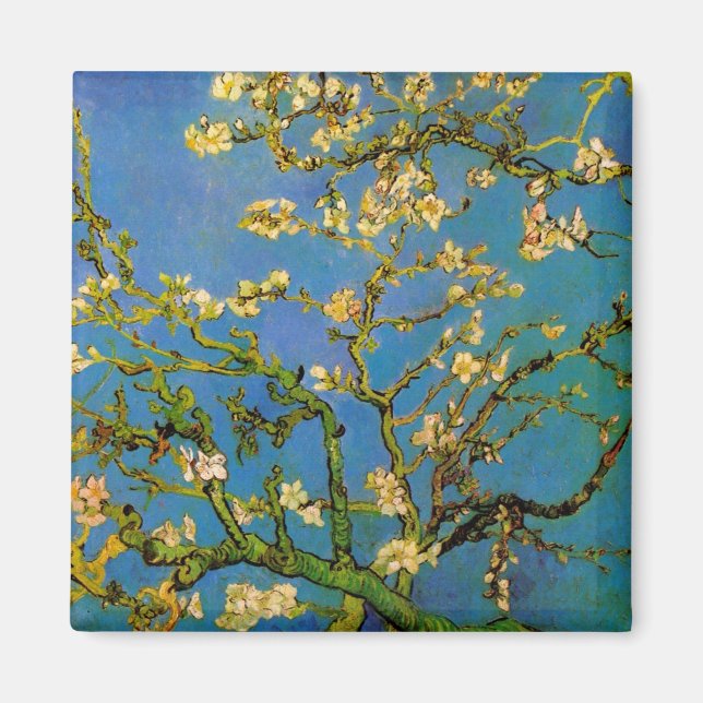 Aimant Vincent van Gogh - Arbre aux amandes en fleurs (Devant)
