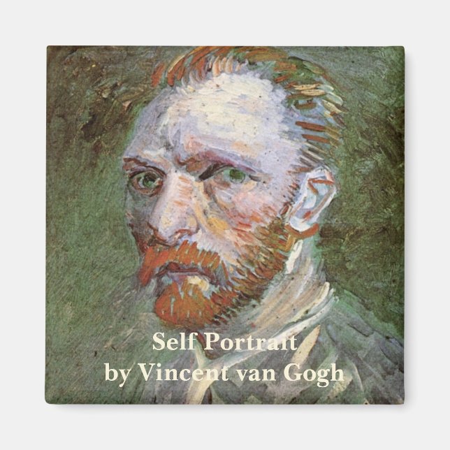 Aimant Vincent van Gogh Autoportrait, Art Vintage (Devant)