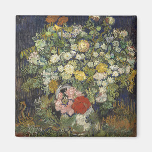 Aimant Vincent Van Gogh Bouquet of Flowers dans un vase