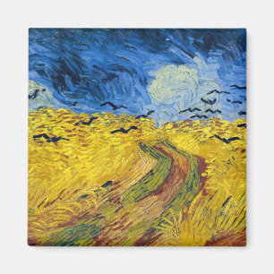 Aimant Vincent van Gogh - Champ de blé aux corbeaux