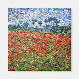 Aimant Vincent van Gogh - Champ de coquelicots