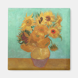Aimant Vincent Van Gogh Douze Tournesols Dans Un Vase