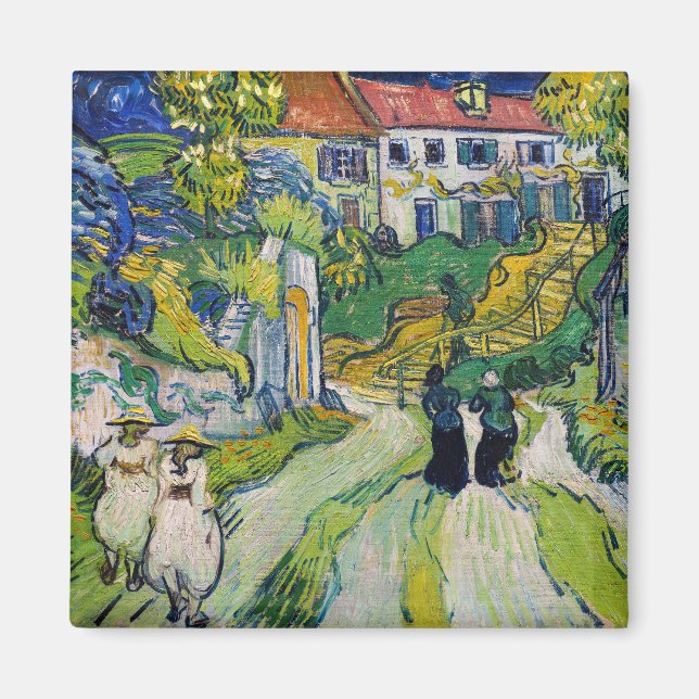 Aimant Vincent van Gogh - Escalier à Auvers (Devant)