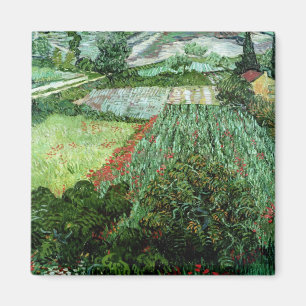 Aimant Vincent van Gogh Field with Poppies, 1889