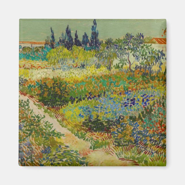 Aimant Vincent Van Gogh Garden (Devant)