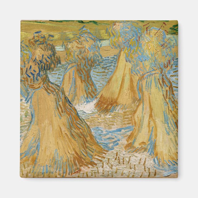 Aimant Vincent van Gogh - Gerbes de Blé (Devant)