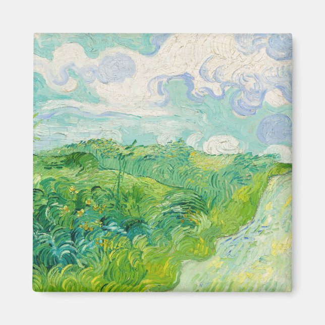 Aimant Vincent van Gogh - Green Wheat Field, Auvers (Devant)