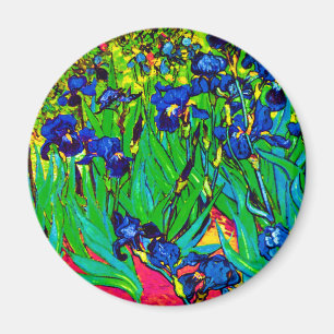 Aimant Vincent Van Gogh - Iris - Amoureux des Fleurs Pop