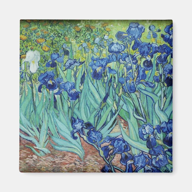 Aimant Vincent van Gogh Irises (Devant)