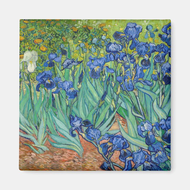 Aimant Vincent Van Gogh - Irises (Devant)