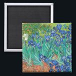 Aimant Vincent Van Gogh Irises Floral Art Vintage<br><div class="desc">Vincent Van Gogh Irises Floral Vintage Magnet d'art</div>