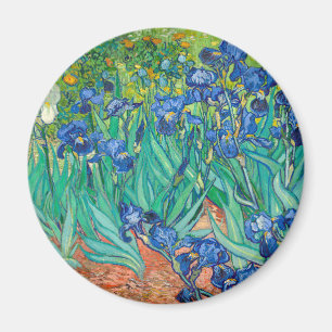 Aimant Vincent Van Gogh Irises Floral Art Vintage
