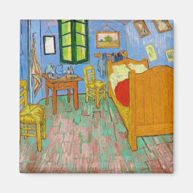 Aimant Vincent Van Gogh La chambre à Arles (Devant)