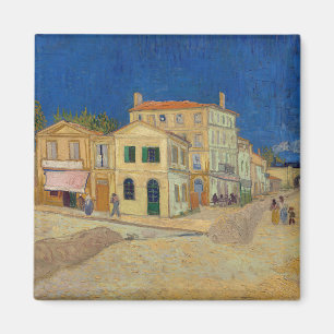 Aimant Vincent van Gogh - La Maison Jaune / La Rue