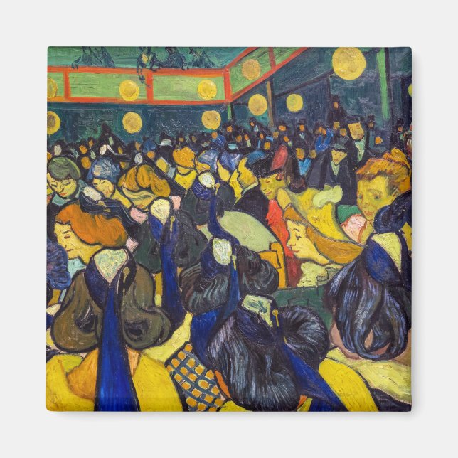Aimant Vincent van Gogh - La salle de bal à Arles (Devant)