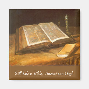 Aimant Vincent van Gogh - La vie morte avec la Bible
