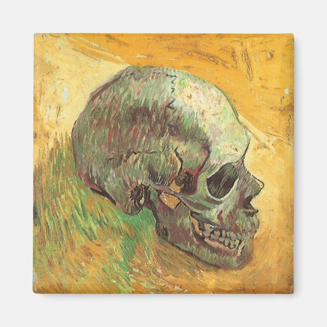 Aimant Vincent van Gogh - La vie morte avec le crâne (Devant)