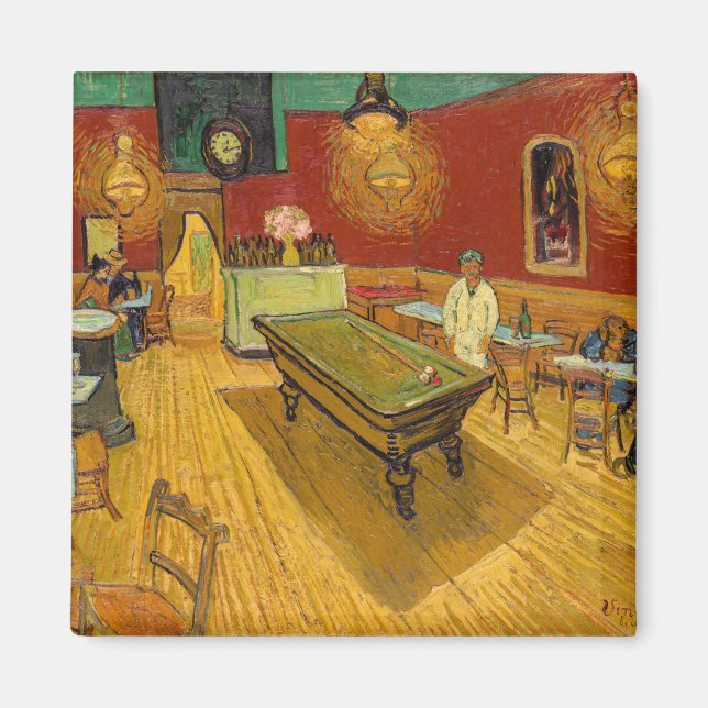 Aimant Vincent van Gogh - Le Café de nuit (Devant)