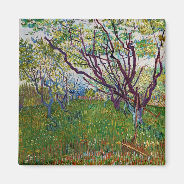 Aimant Vincent van Gogh - Le verger en fleurs (Devant)