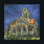 Aimant Vincent van Gogh - L'église d'Auvers<br><div class="desc">L'église d'Auvers (1890) de Vincent van Gogh est un Post impressionnisme vintage de peinture religieuse architecturale. Une femme se promenant le long d'un chemin vers la chapelle du village avec de beaux vitraux. Une scène architecturale de la vie quotidienne. À propos de l'artiste : Vincent Willem van Gogh (1853-1890) était...</div>