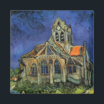 Aimant Vincent van Gogh - L'église d'Auvers<br><div class="desc">L'église d'Auvers (1890) de Vincent van Gogh est un Post impressionnisme vintage de peinture religieuse architecturale. Une femme se promenant le long d'un chemin vers la chapelle du village avec de beaux vitraux. Une scène architecturale de la vie quotidienne. À propos de l'artiste : Vincent Willem van Gogh (1853-1890) était...</div>