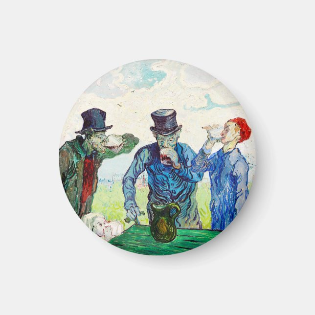 Aimant Vincent Van Gogh Les Buveurs Beaux-Arts (Devant)