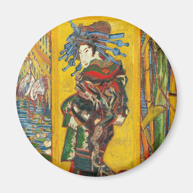 Aimant Vincent Van Gogh Les Courtesans après Eisen (Devant)
