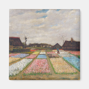 Aimant Vincent van Gogh - Lits à fleurs en Hollande