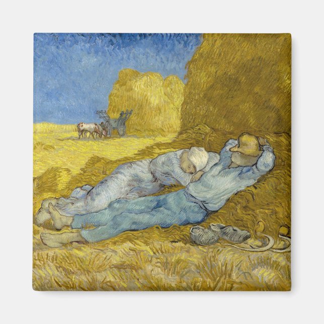 Aimant Vincent Van Gogh - Mion, Repos / Travail / Siesta (Devant)