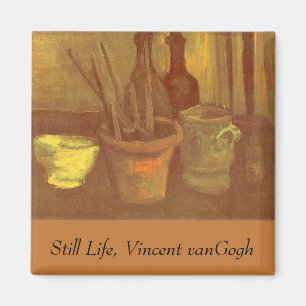 Aimant Vincent van Gogh - Nature morte Pinceaux dans un p