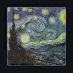 Aimant Vincent van Gogh - Nuit étoilée<br><div class="desc">Vincent van Gogh - Nuit étoilée</div>