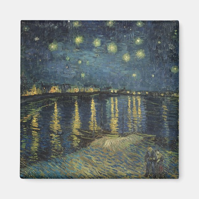 Aimant Vincent van Gogh | Nuit étoilée sur le Rhône (Devant)