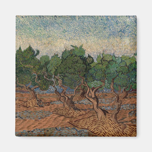 Aimant Vincent van Gogh - Olive Grove (Devant)