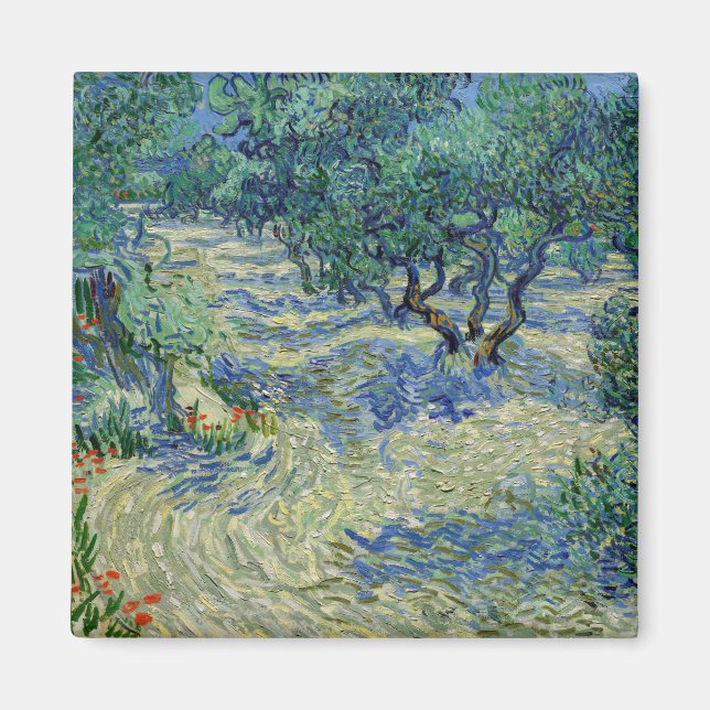 Aimant Vincent van Gogh - Olive Orchard (Devant)