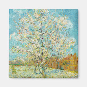 Aimant Vincent van Gogh - Pêcher rose en fleurs