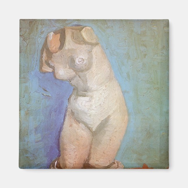 Aimant Vincent van Gogh - Plaster Statuette Femme Torso (Devant)